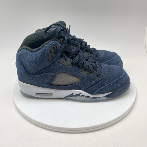 Jordan Other - Nike Sneakers Youth 4.5 Y Air Jordan 5 Retro‎ SE GS Georgetown Navy FN5452-400